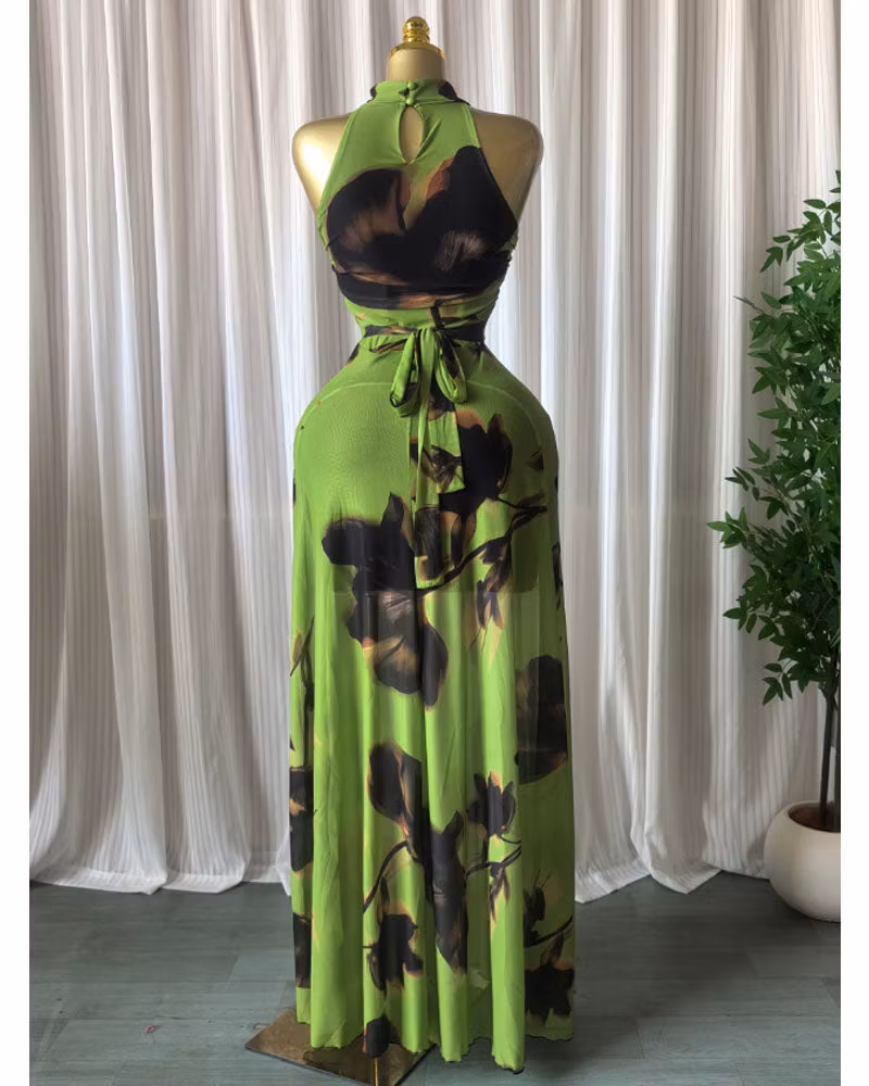 Afterglow Floral Maxi Dress - cutemingle