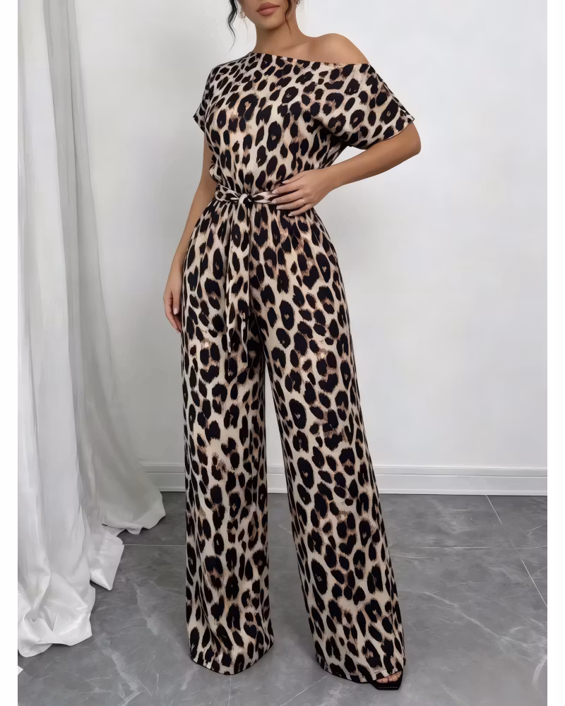 Slanted Ease Wide-Leg Jumpsuit - cutemingle
