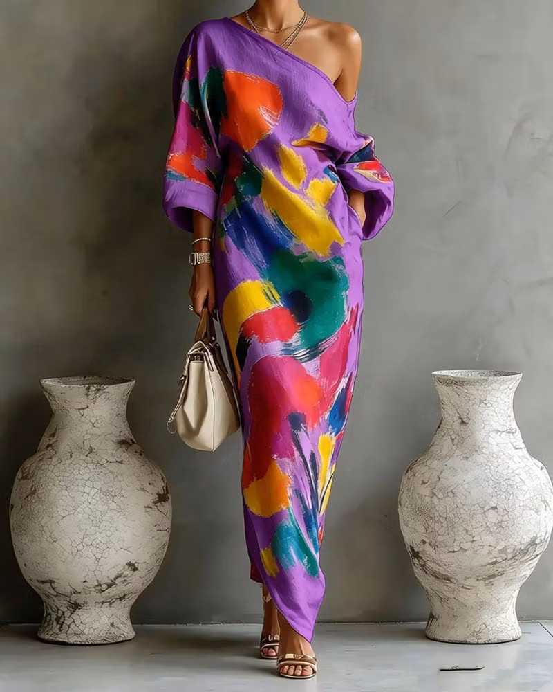 Art in Motion Maxi Dress - cutemingle