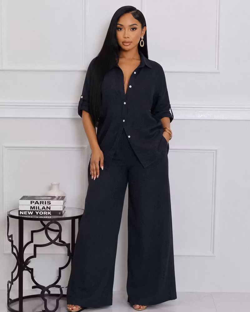 Brielle 2 Piece Linen Set - cutemingle