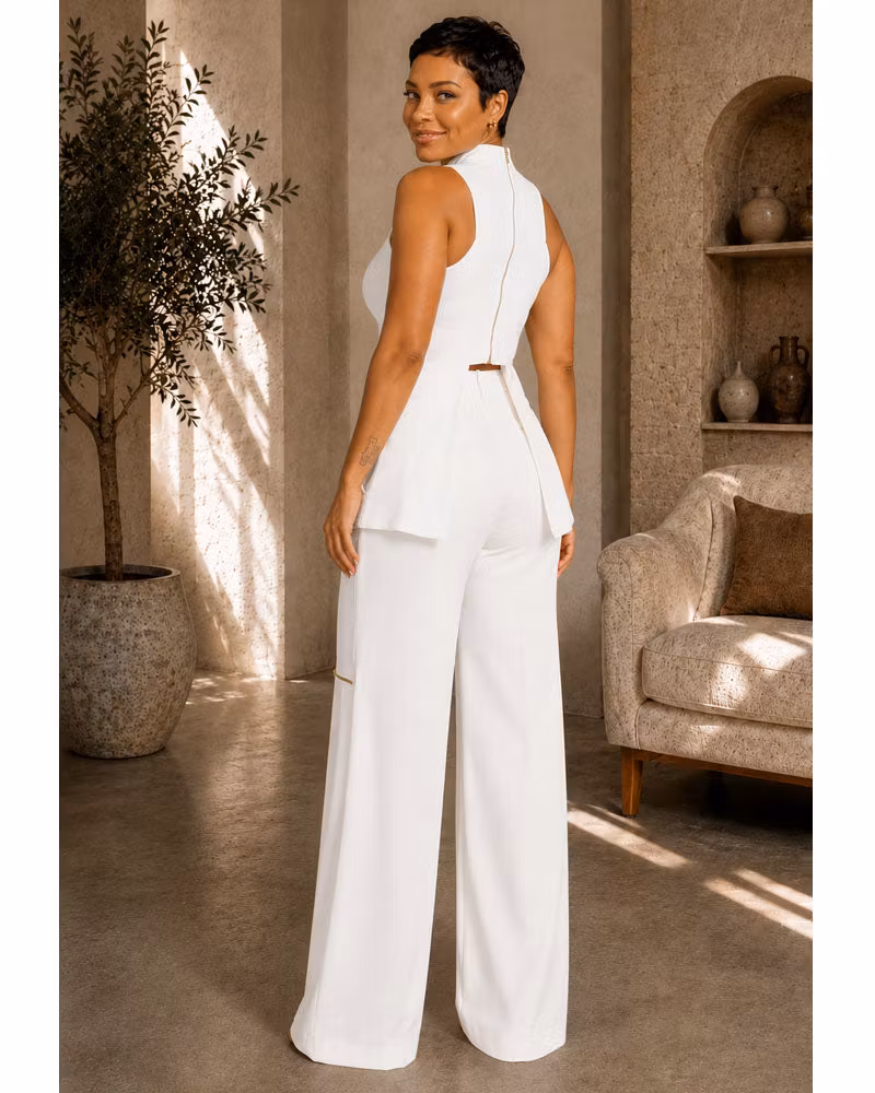 Modern Muse Halter Pant Set - cutemingle