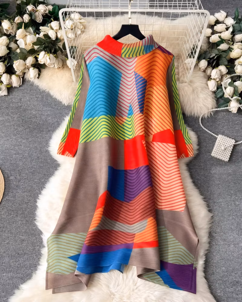 Grande Dame Pleaded Bounce Dress - cutemingle