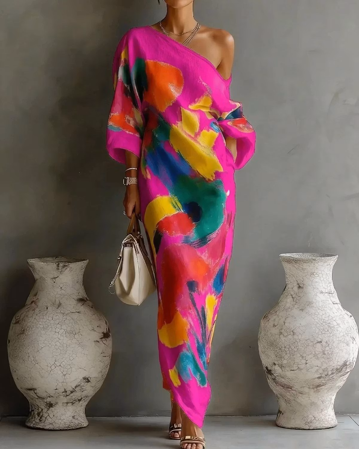 Art in Motion Maxi Dress - cutemingle
