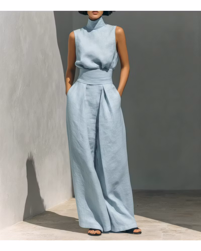 The Sandstone Linen Set - cutemingle