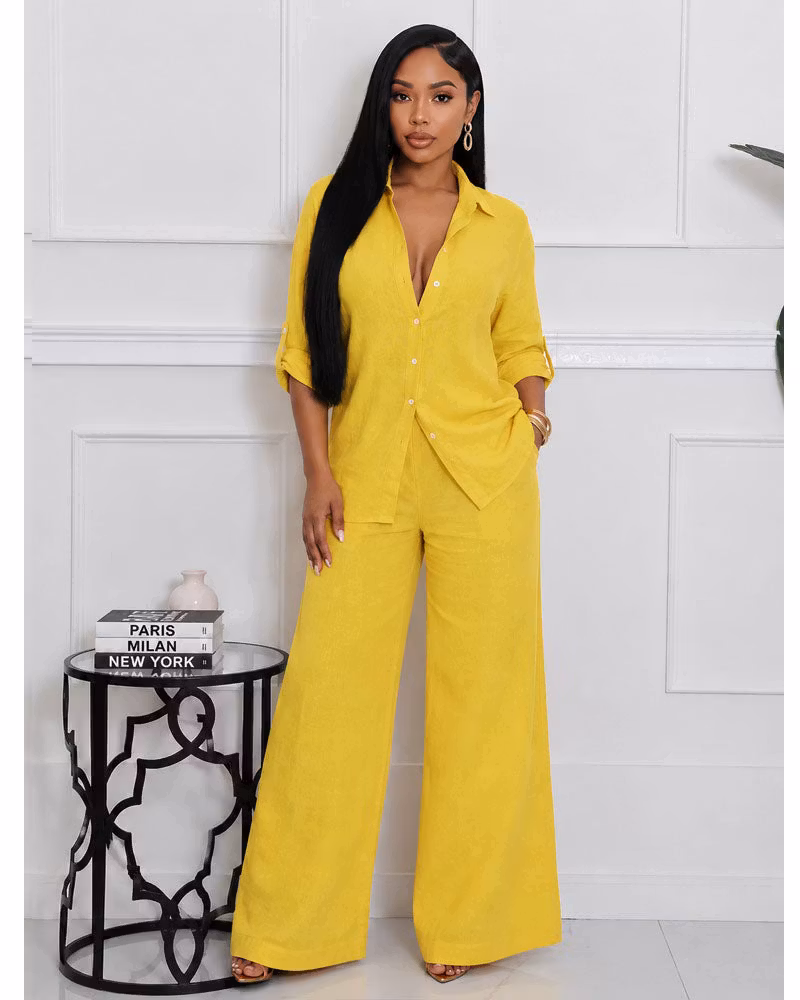 Brielle 2 Piece Linen Set - cutemingle