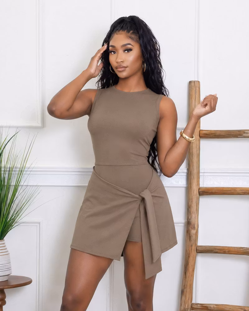 Center Court Tie Tennis Dress - cutemingle
