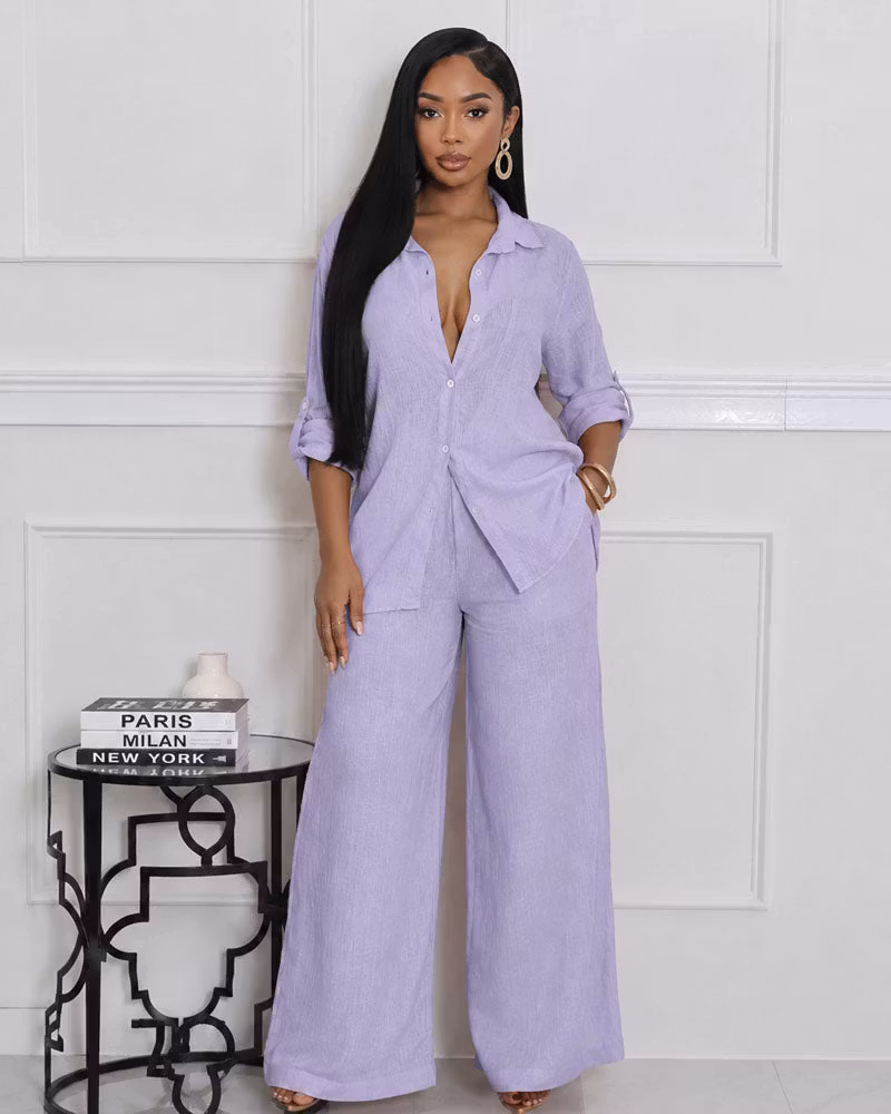 Brielle 2 Piece Linen Set - cutemingle