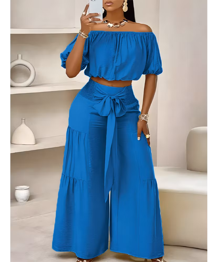 Take Me On A Vacay Pant Set - cutemingle