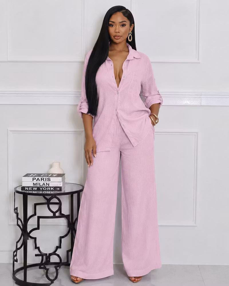 Brielle 2 Piece Linen Set - cutemingle