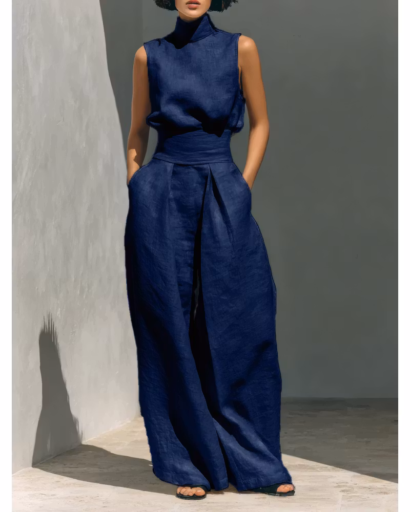 The Sandstone Linen Set - cutemingle