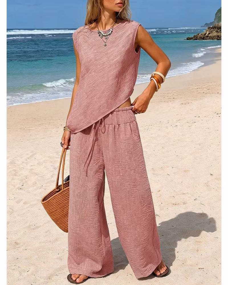 Coastal Drift Pants Set - cutemingle