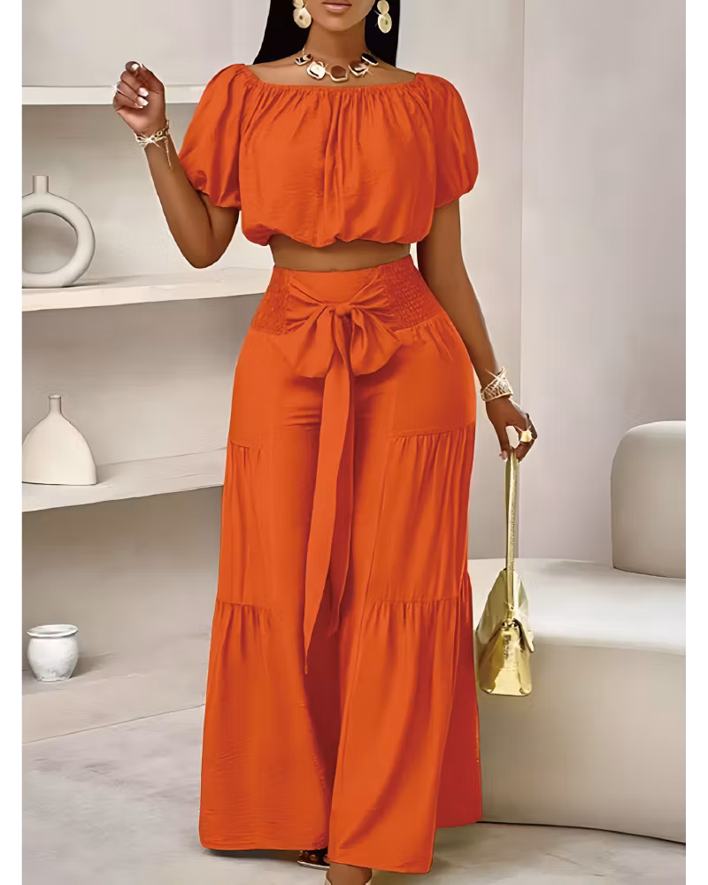 Take Me On A Vacay Pant Set - cutemingle