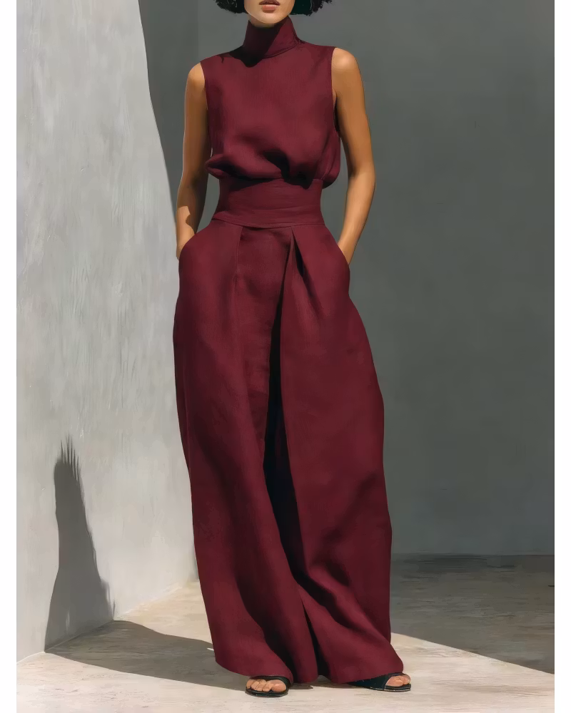 The Sandstone Linen Set - cutemingle