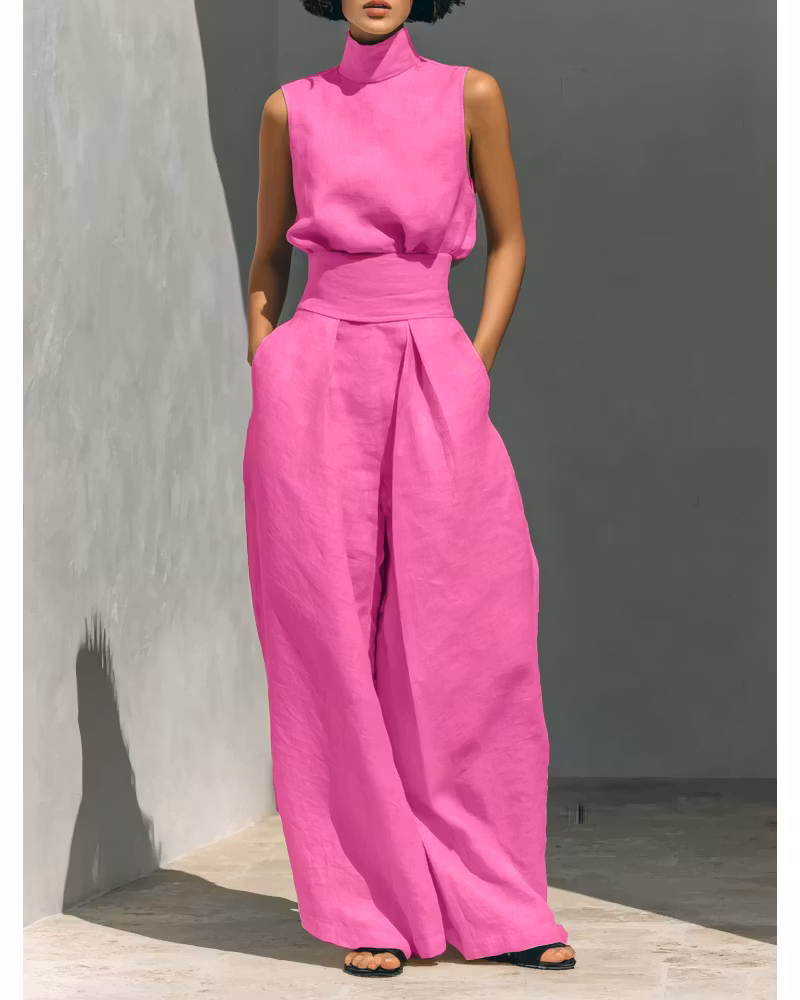 The Sandstone Linen Set - cutemingle