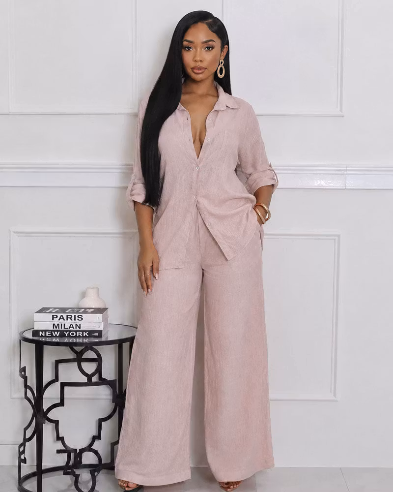 Brielle 2 Piece Linen Set - cutemingle