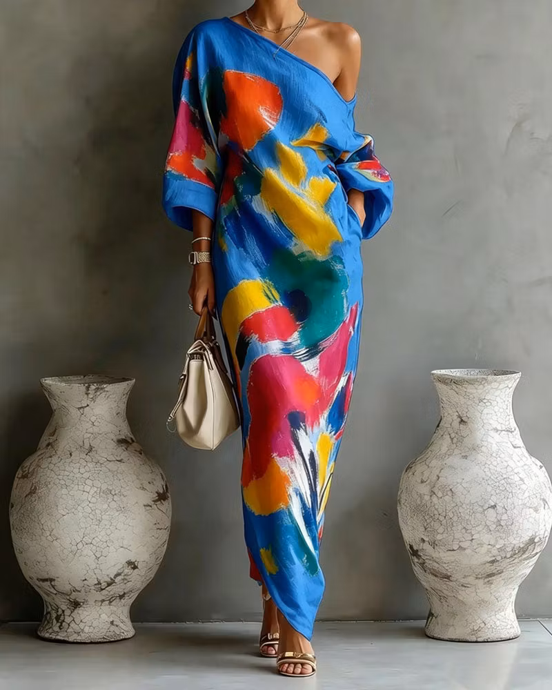 Art in Motion Maxi Dress - cutemingle
