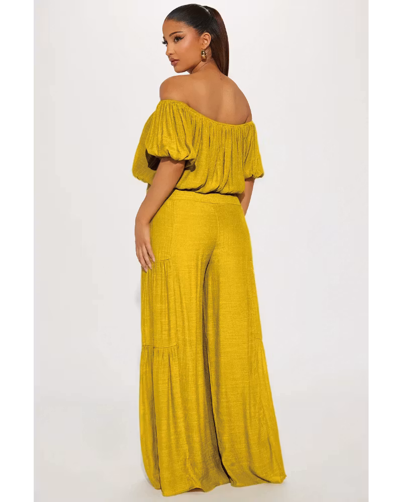Take Me On A Vacay Pant Set - cutemingle