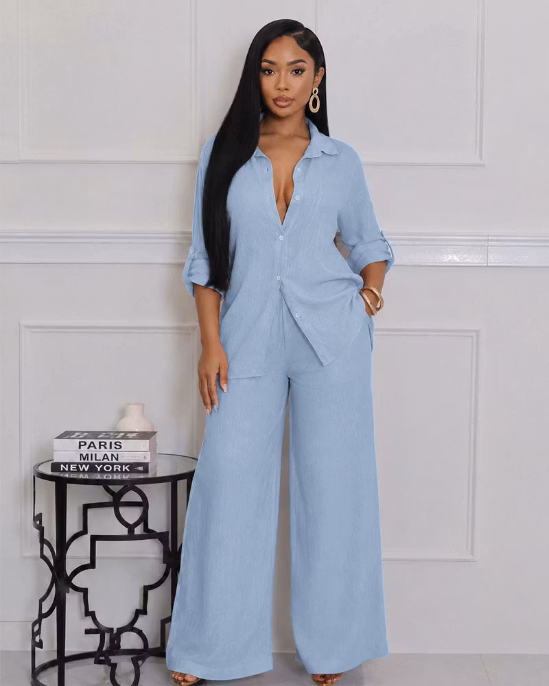 Brielle 2 Piece Linen Set - cutemingle