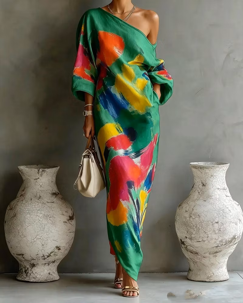 Art in Motion Maxi Dress - cutemingle