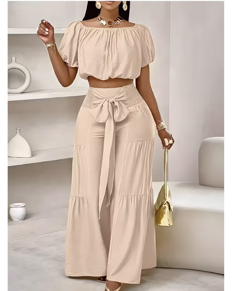 Take Me On A Vacay Pant Set - cutemingle