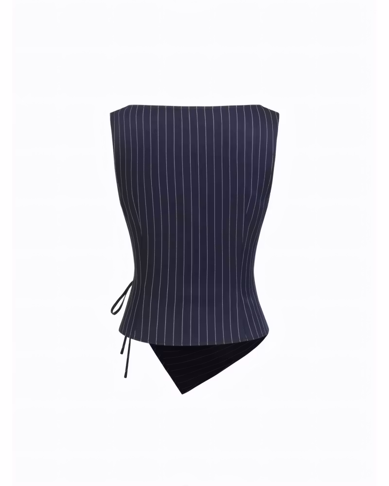 Stephanie Pinstripe Pant Set - cutemingle