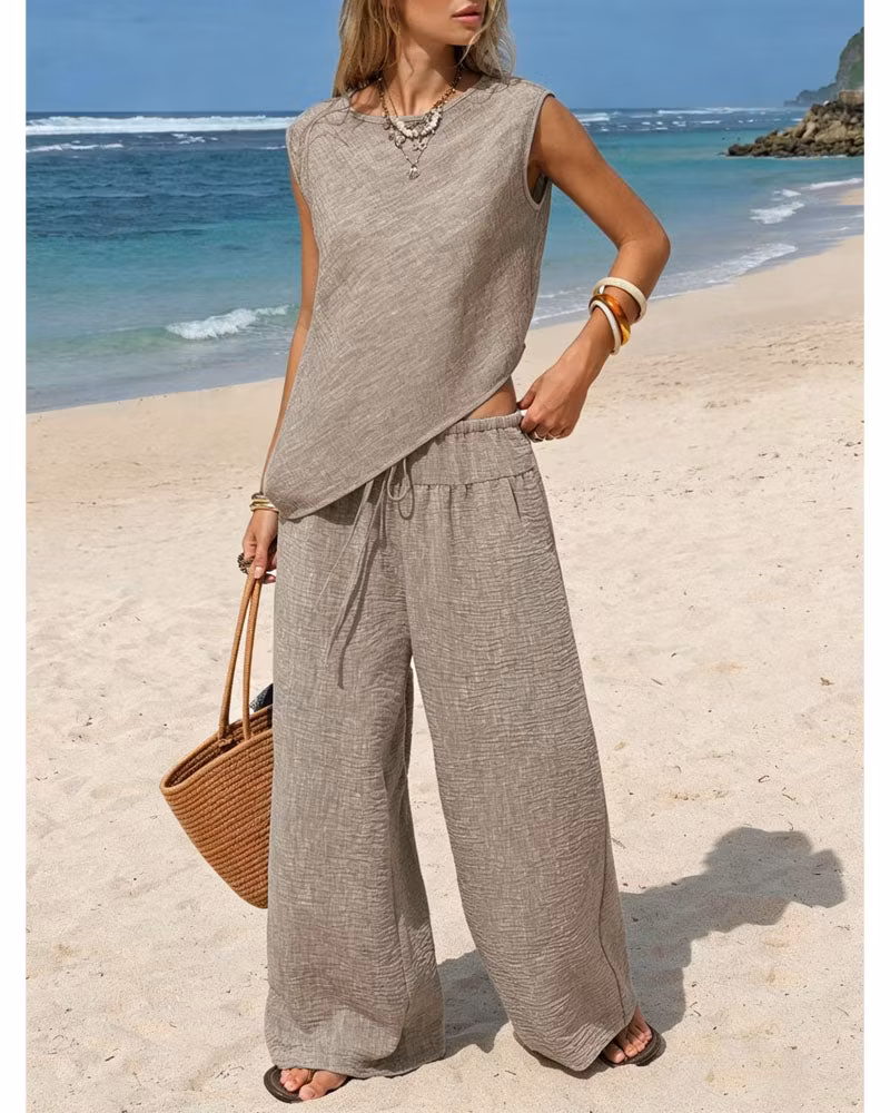 Coastal Drift Pants Set - cutemingle