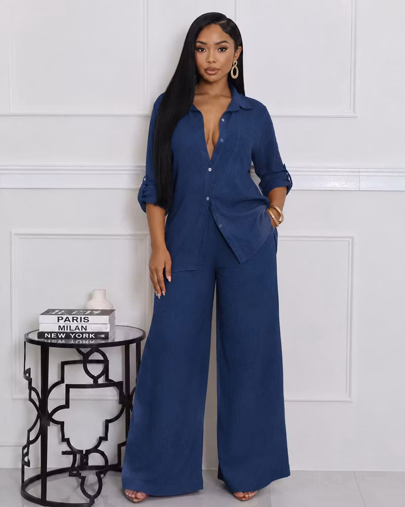 Brielle 2 Piece Linen Set - cutemingle