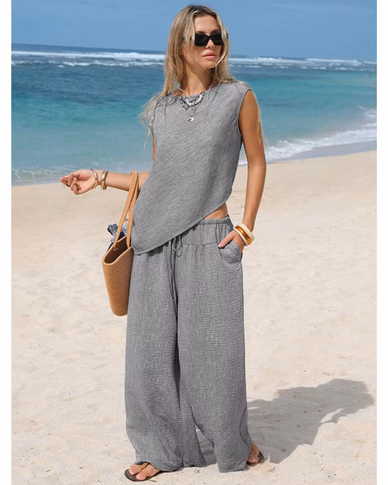 Coastal Drift Pants Set - cutemingle