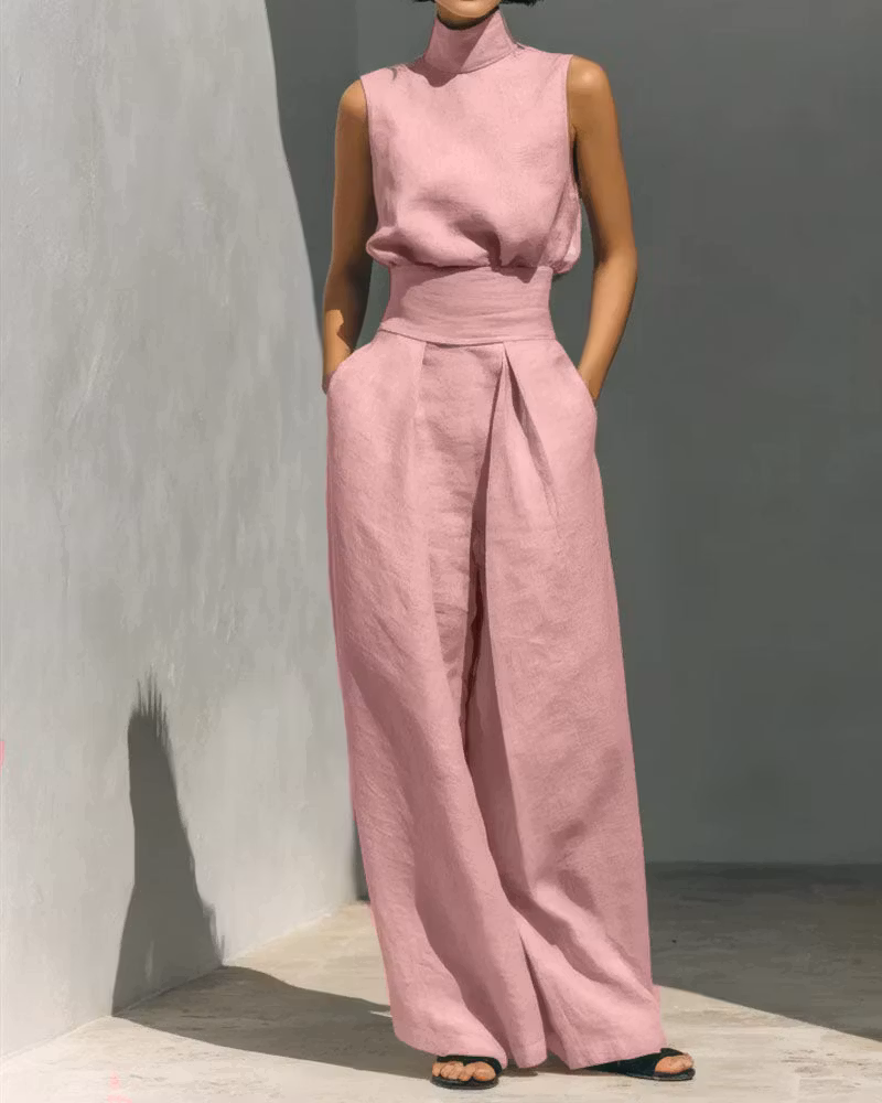 The Sandstone Linen Set - cutemingle