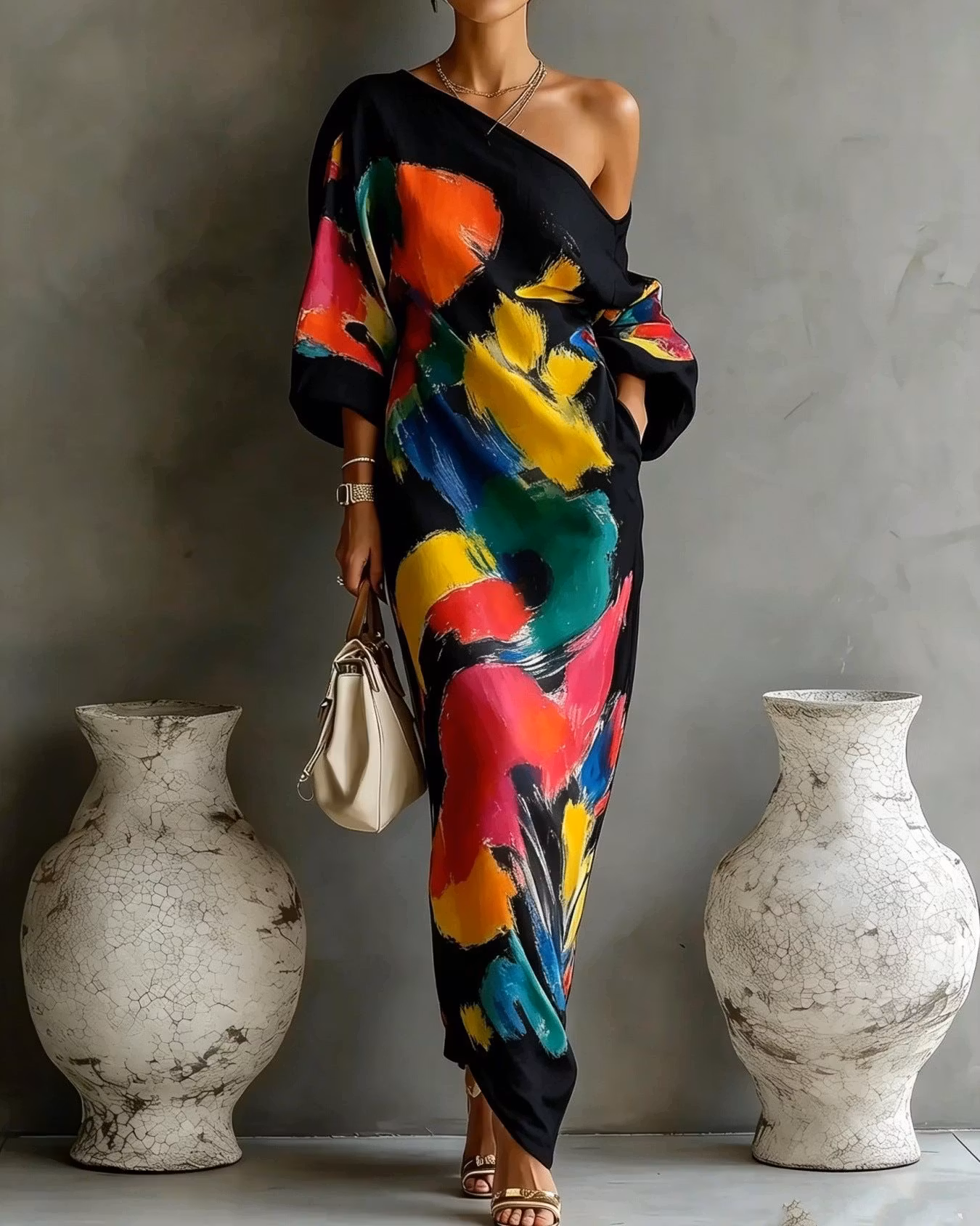 Art in Motion Maxi Dress - cutemingle