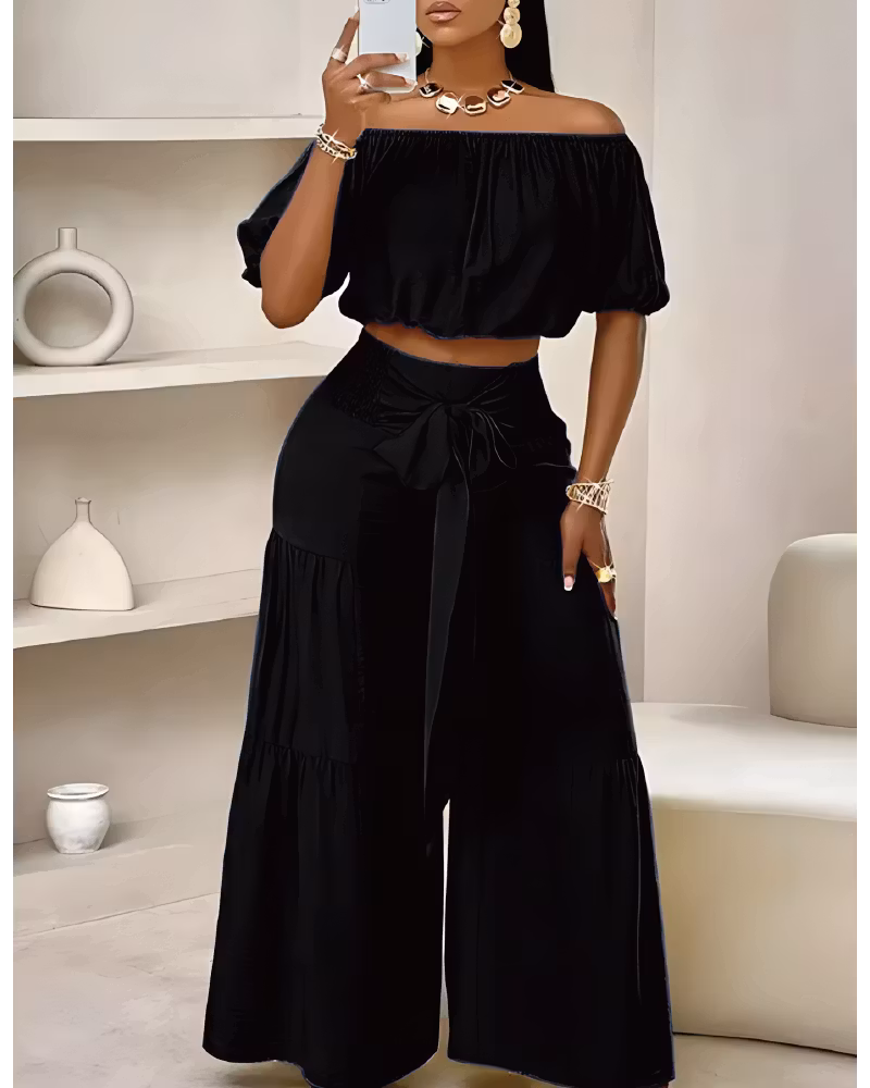 Take Me On A Vacay Pant Set - cutemingle