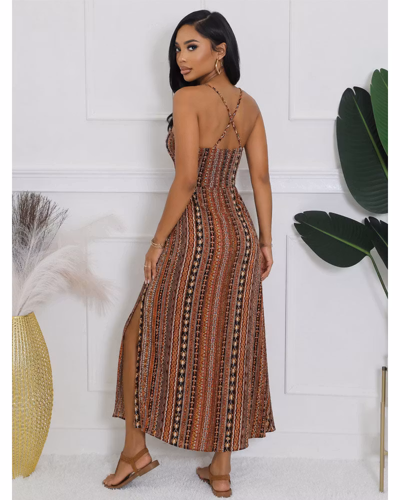 Coastal Bloom Maxi Dress - cutemingle