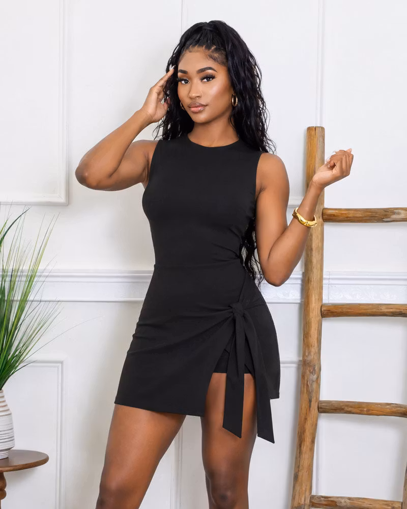 Center Court Tie Tennis Dress - cutemingle