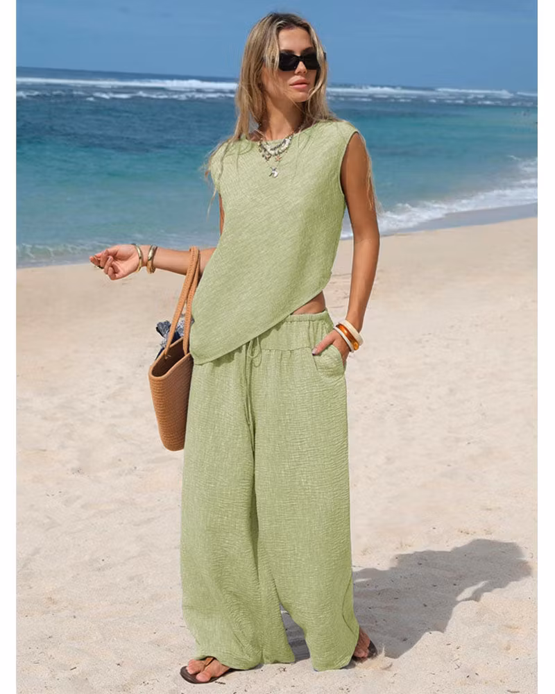 Coastal Drift Pants Set - cutemingle