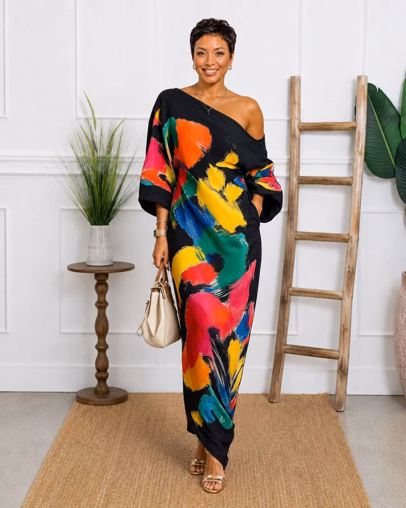 Art in Motion Maxi Dress - cutemingle