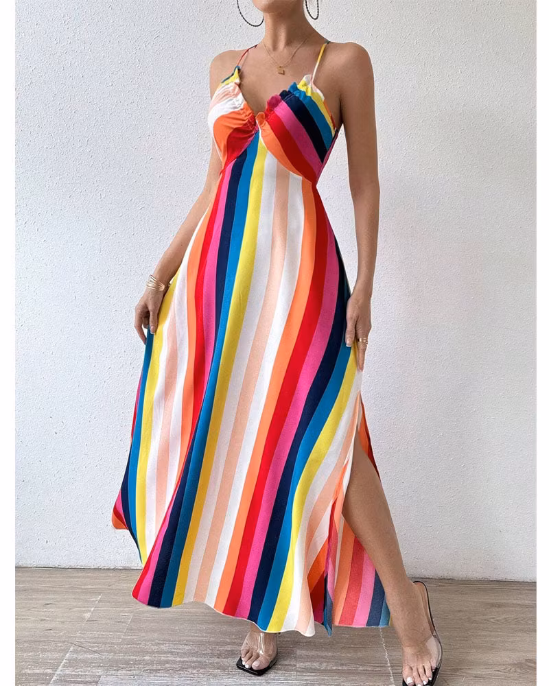Coastal Bloom Maxi Dress - cutemingle