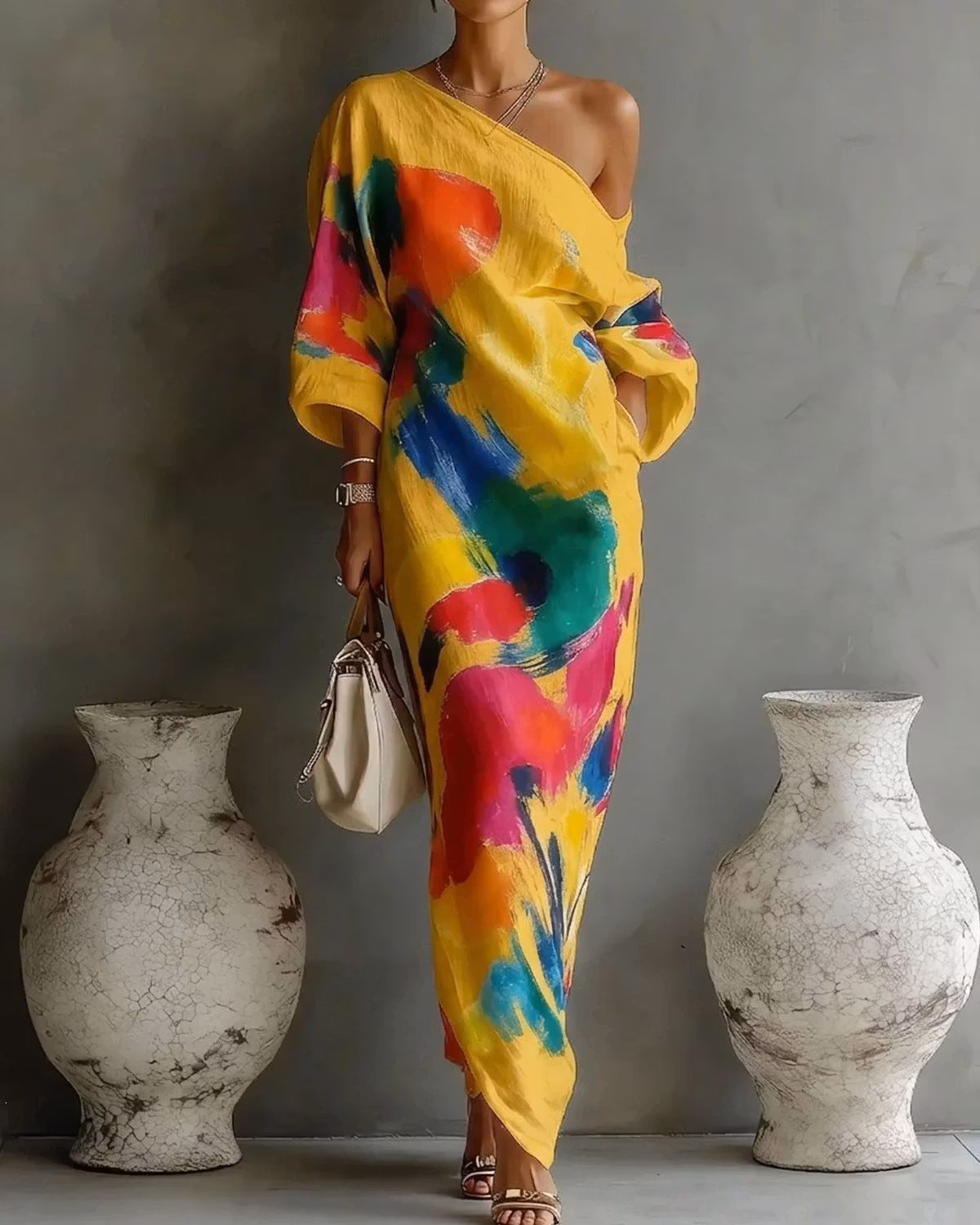 Art in Motion Maxi Dress - cutemingle