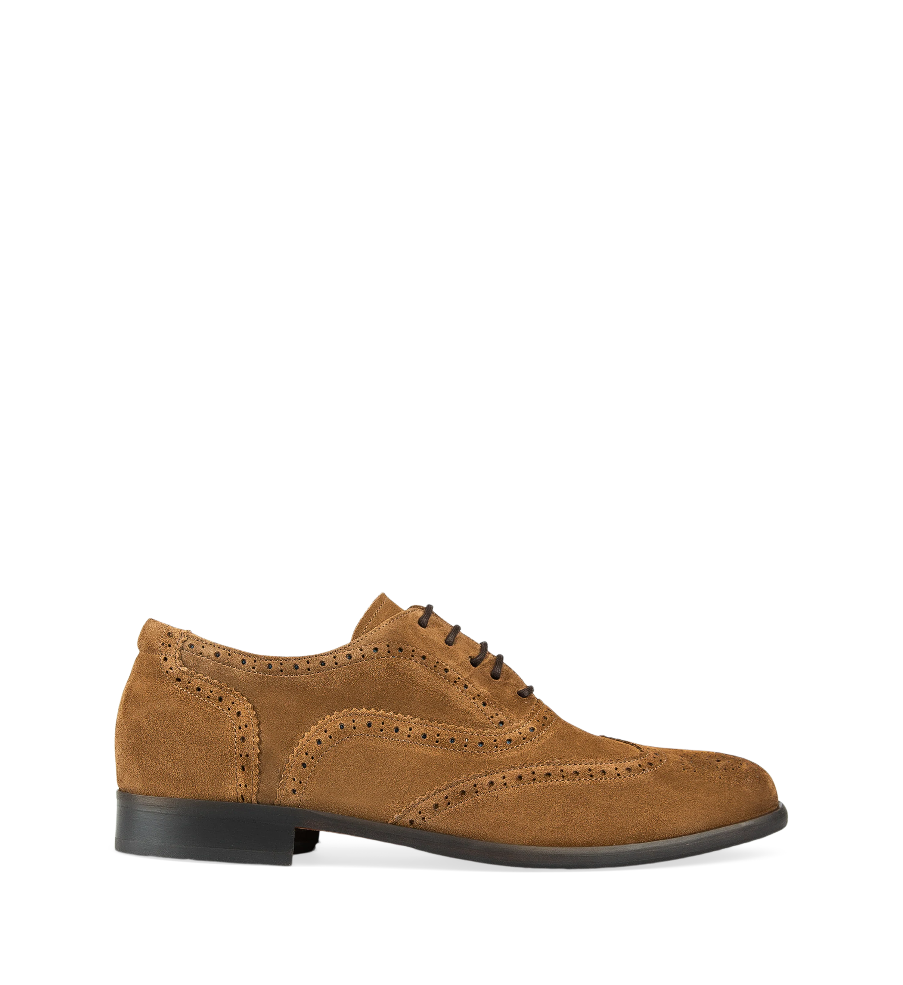 Barium Tobacco Suede Lace Up Dress Shoes