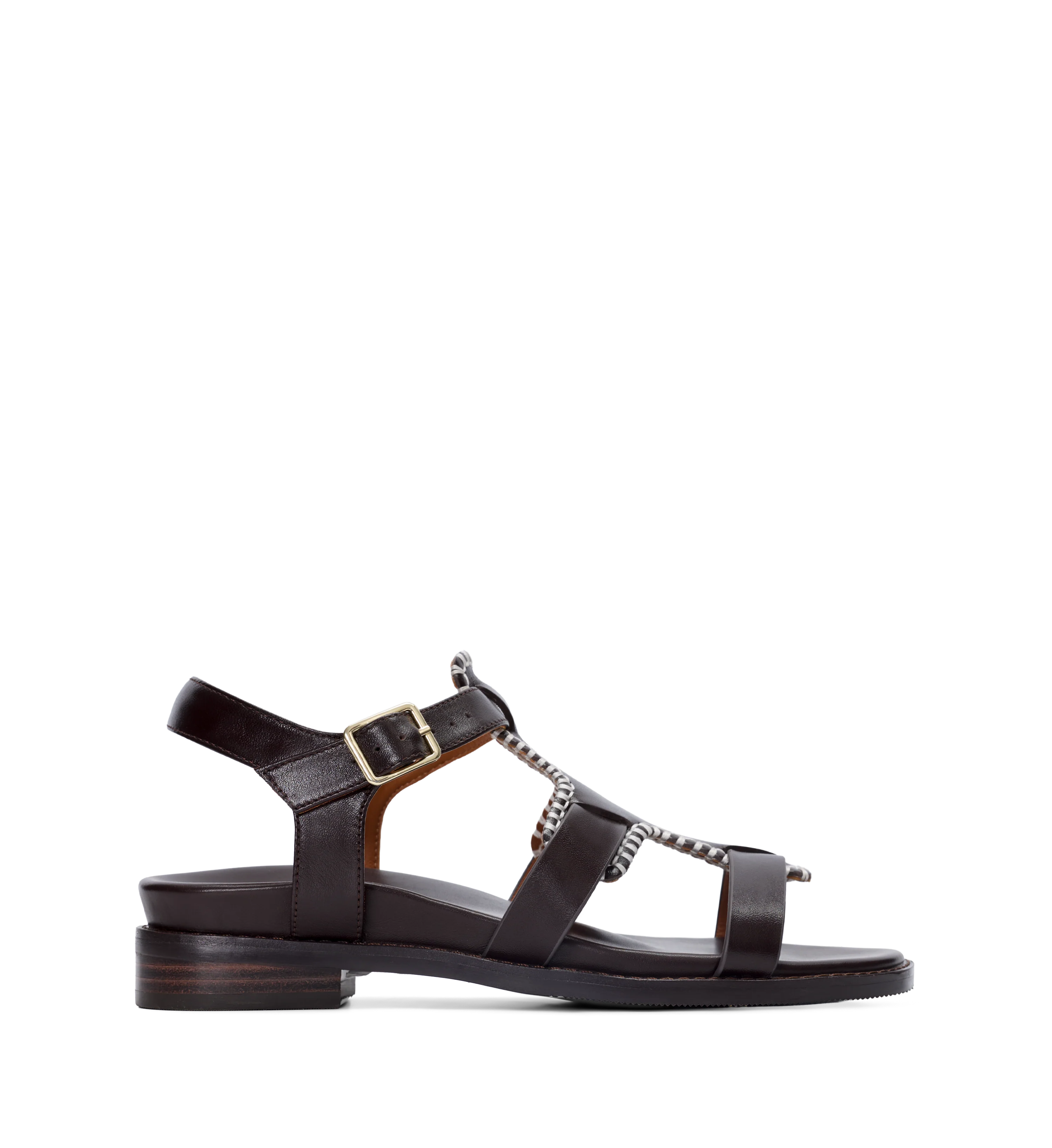 Bowerbird Chocolate Brown Leather Sandals