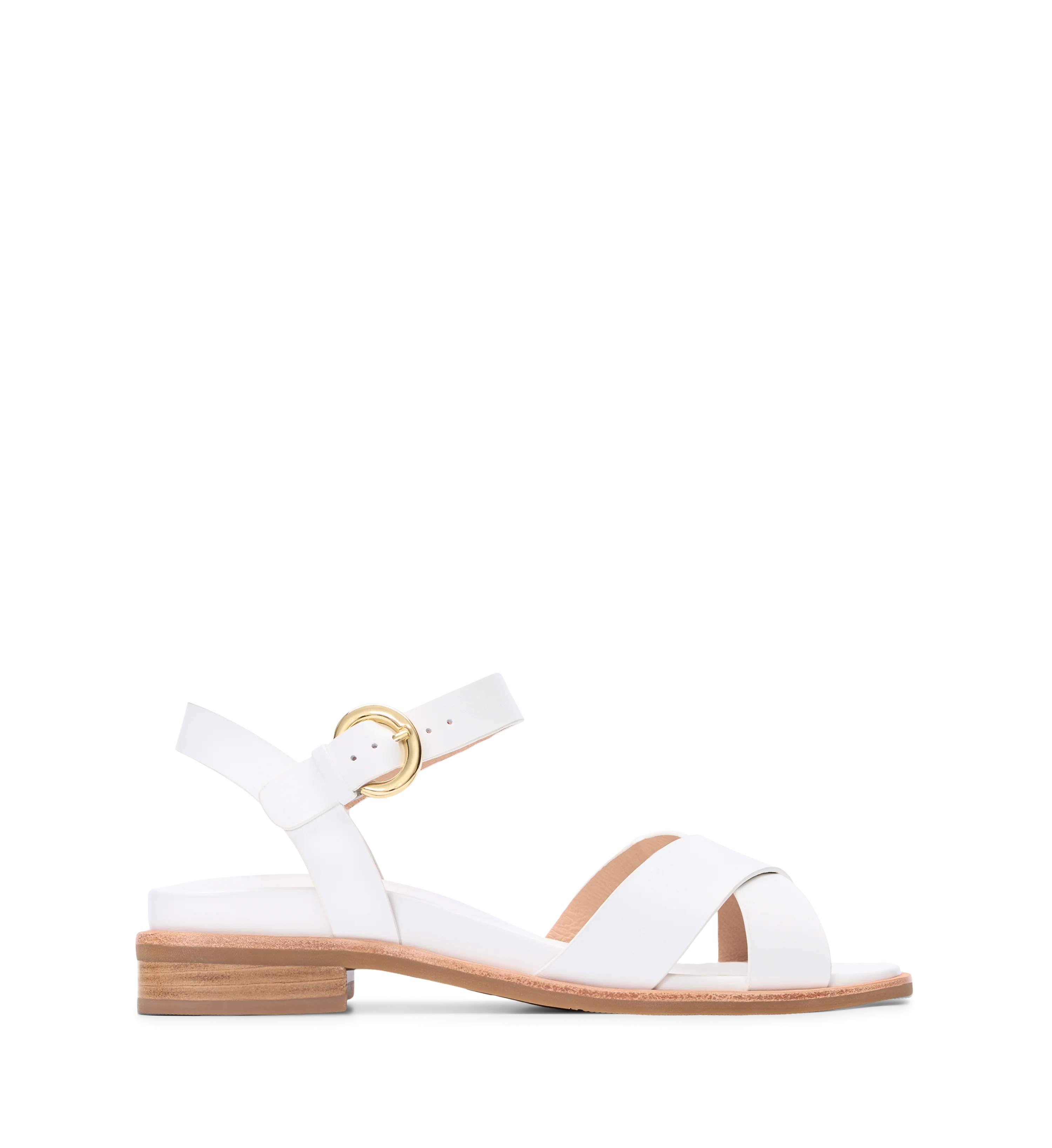 Tyrannulet White Leather Sandals