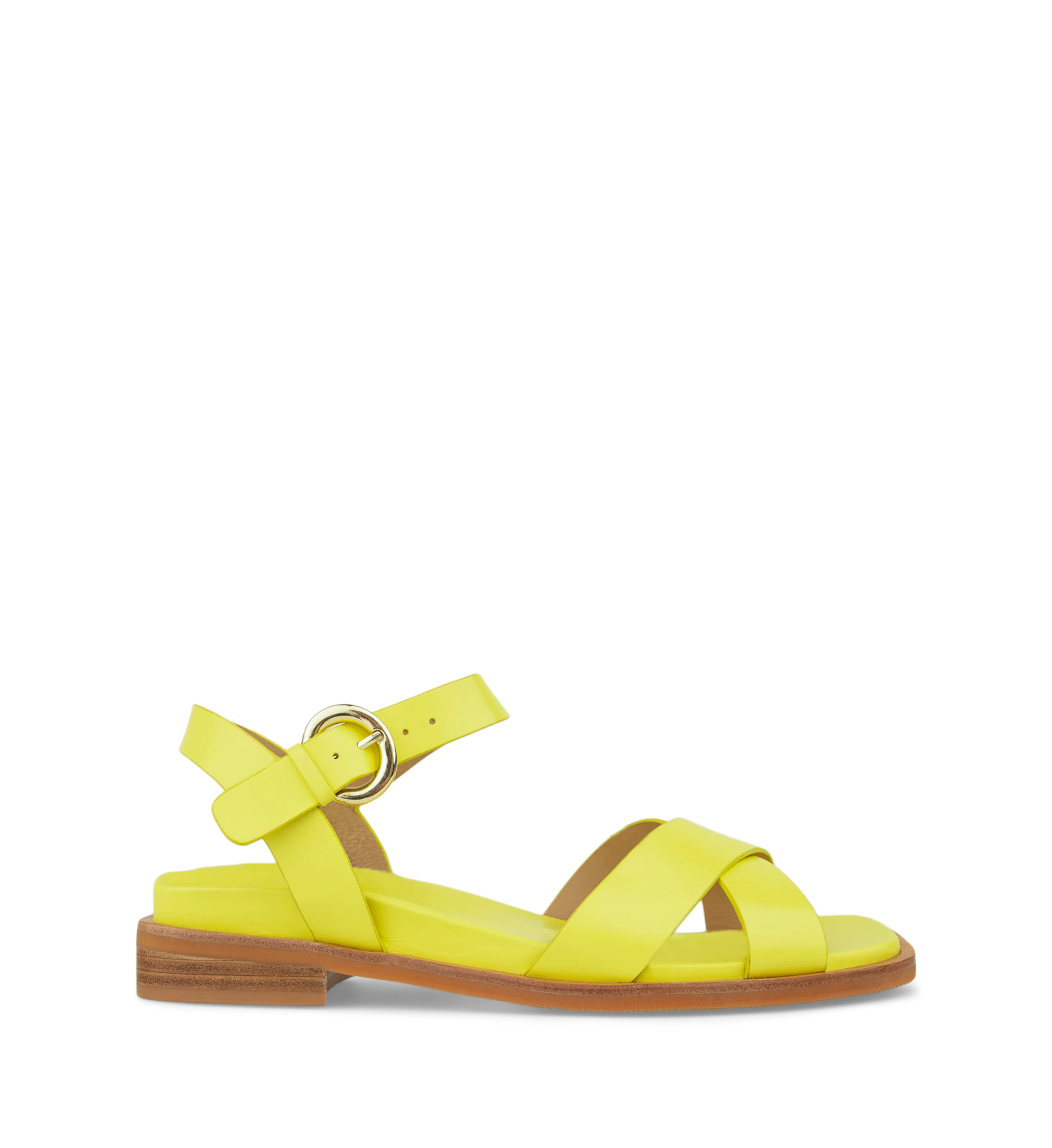 Tyrannulet Citrus Yellow Leather Sandals