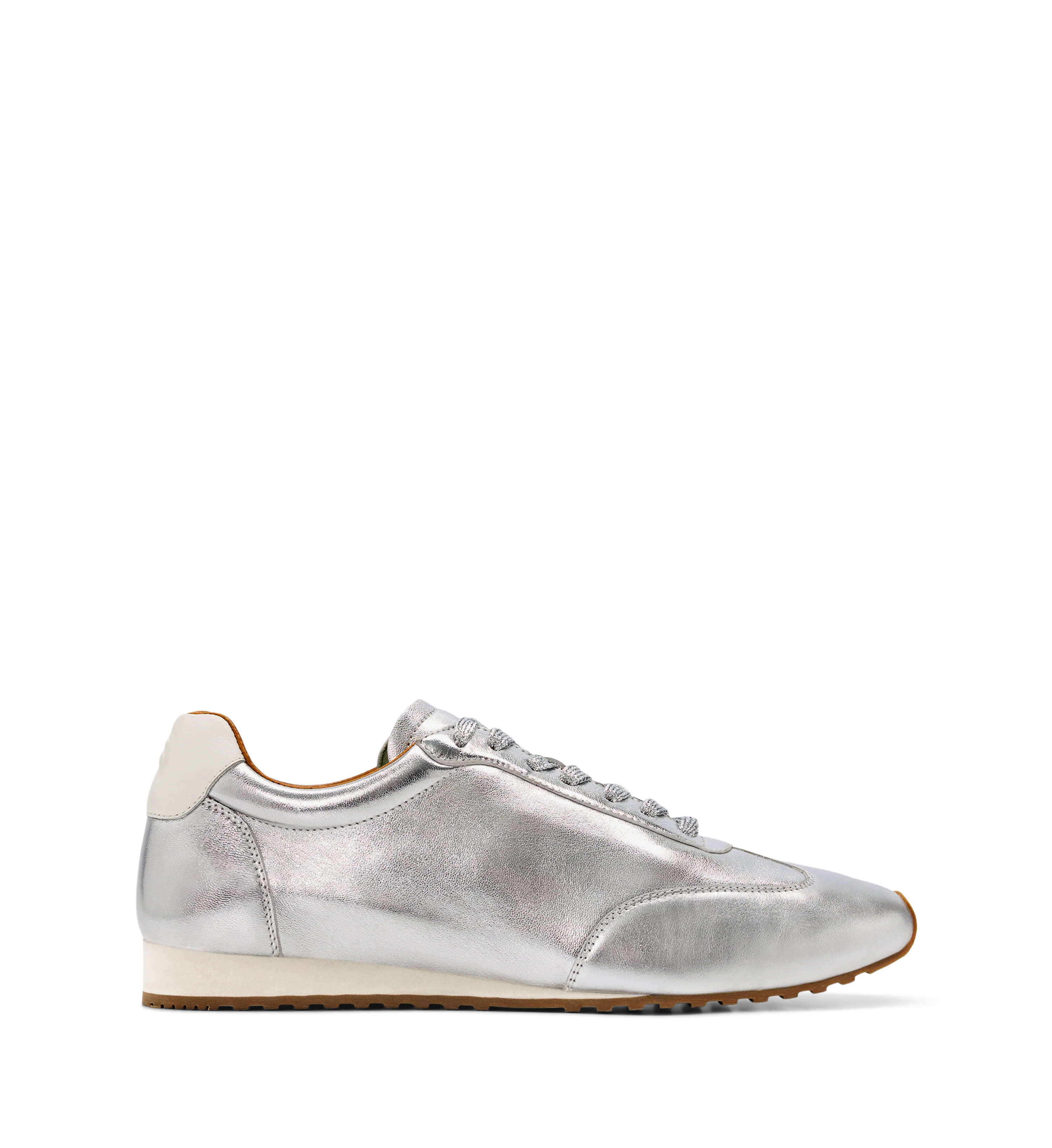 Gavia Silver leather Sneakers