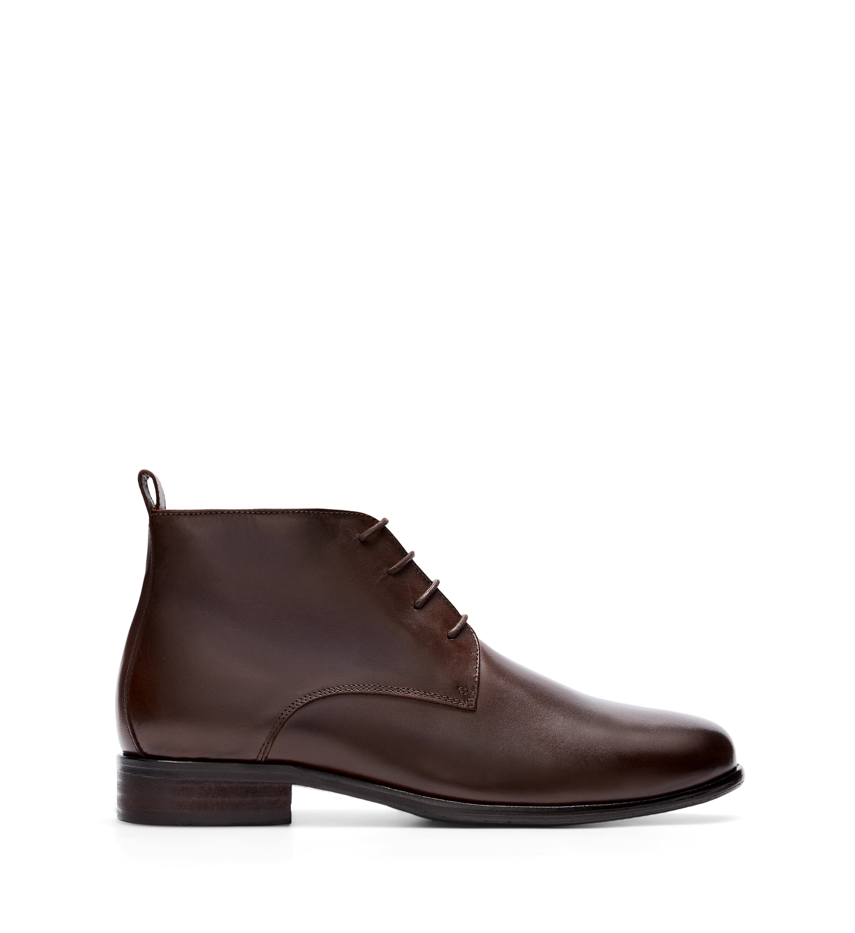 Dubnium Chocolate Leather Boots