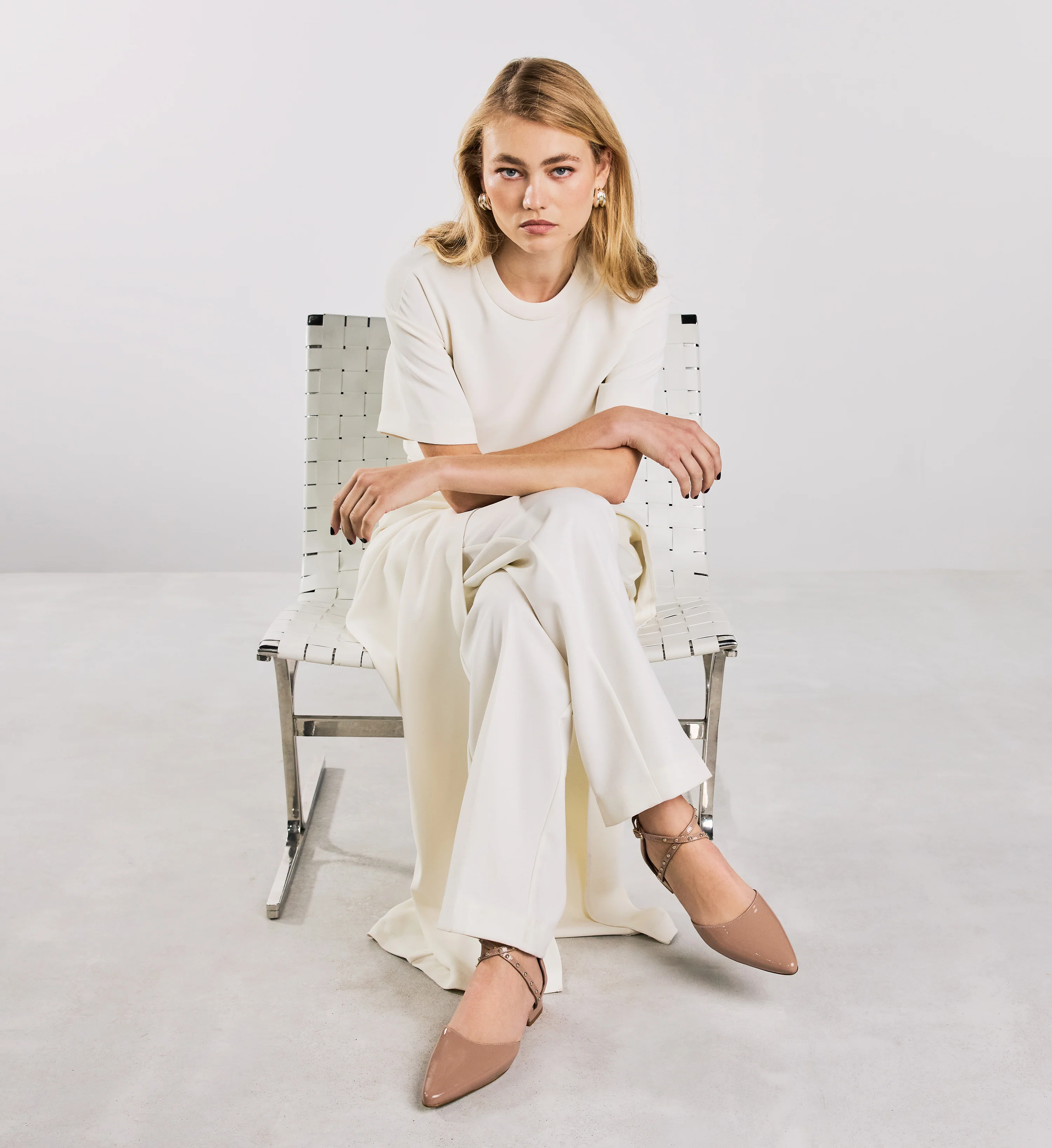 Grackle Dark Blush Patent Leather Flats