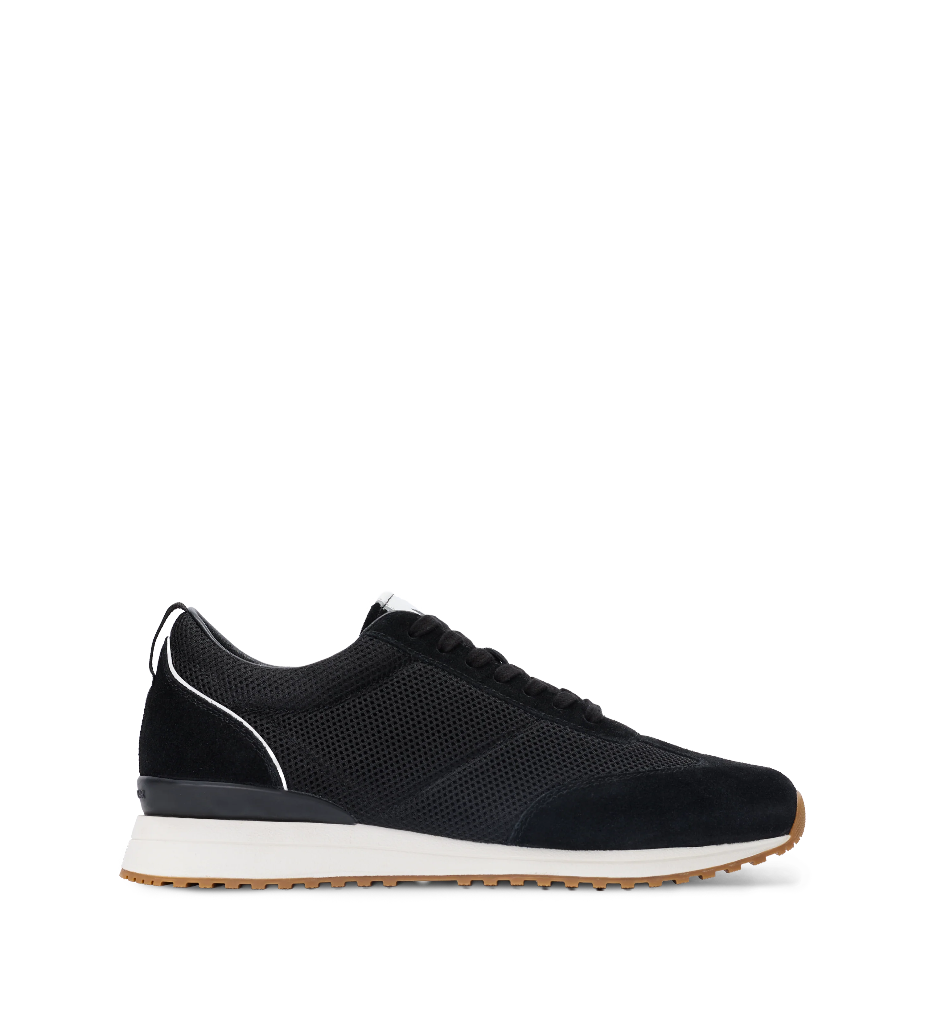 Saker 2 Black Mesh & Suede Sneakers