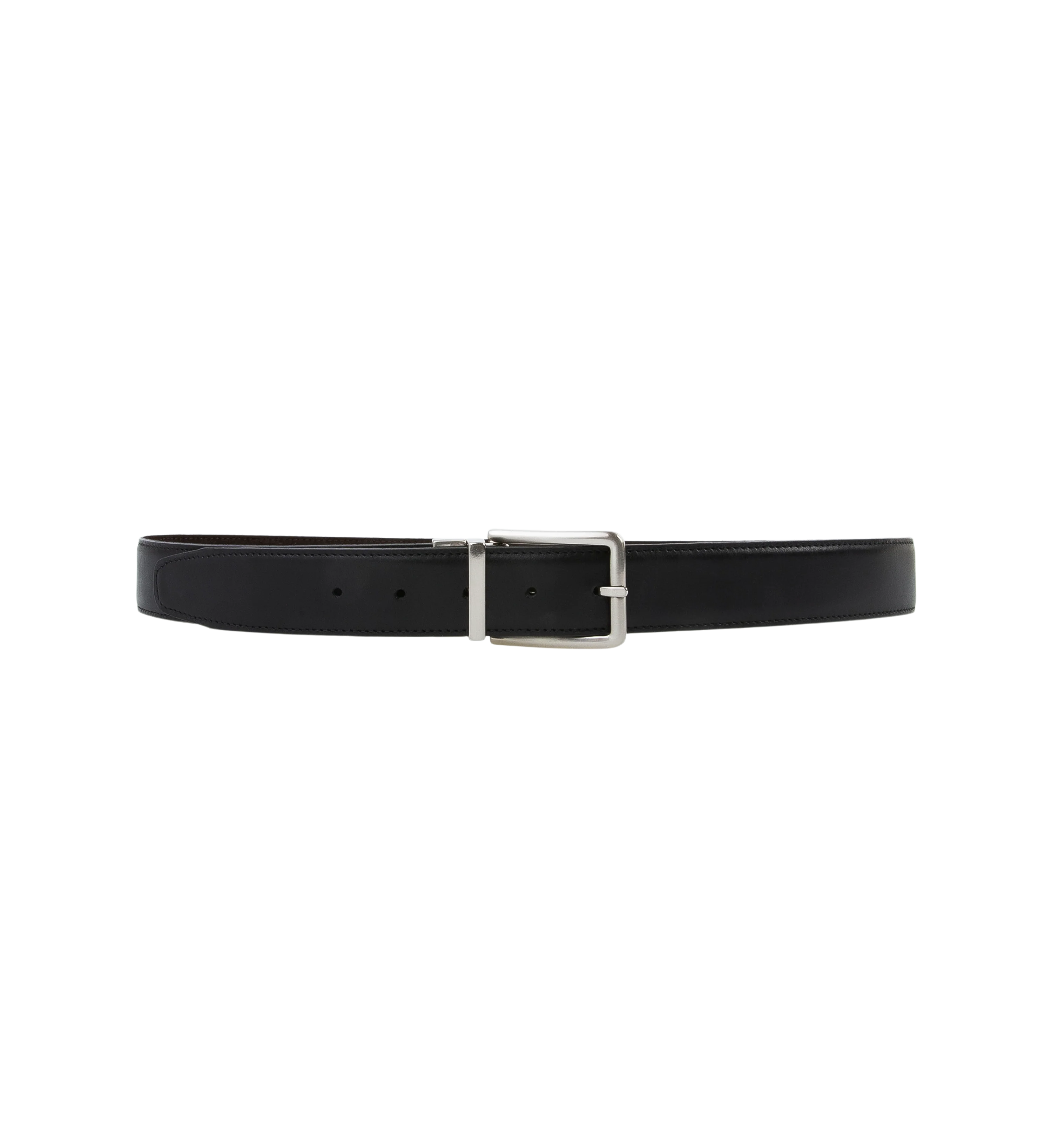 Reversible Belt Black & Chocolate Leather