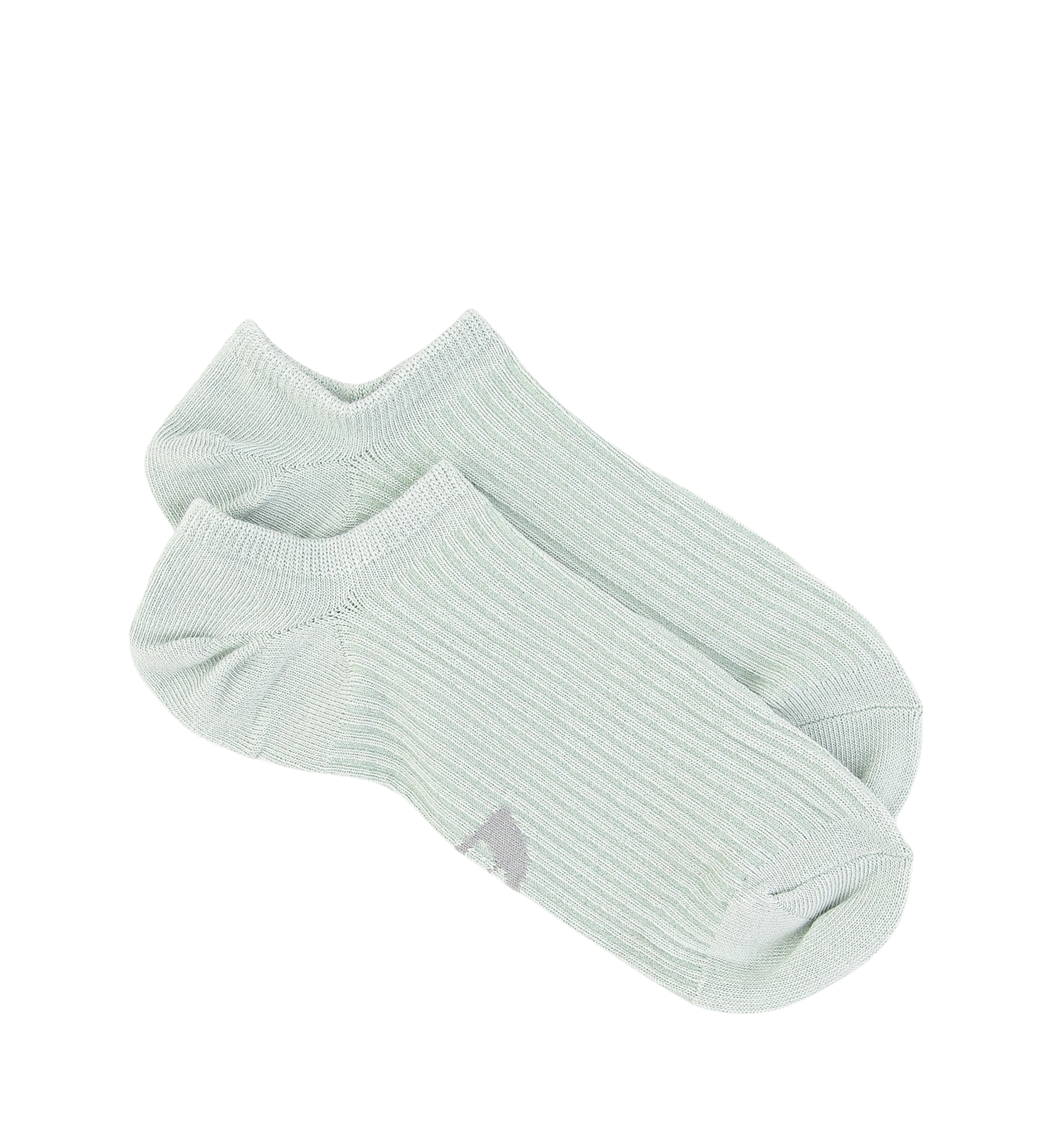 Womens Invisible Socks 3pk Mint Cotton Blend