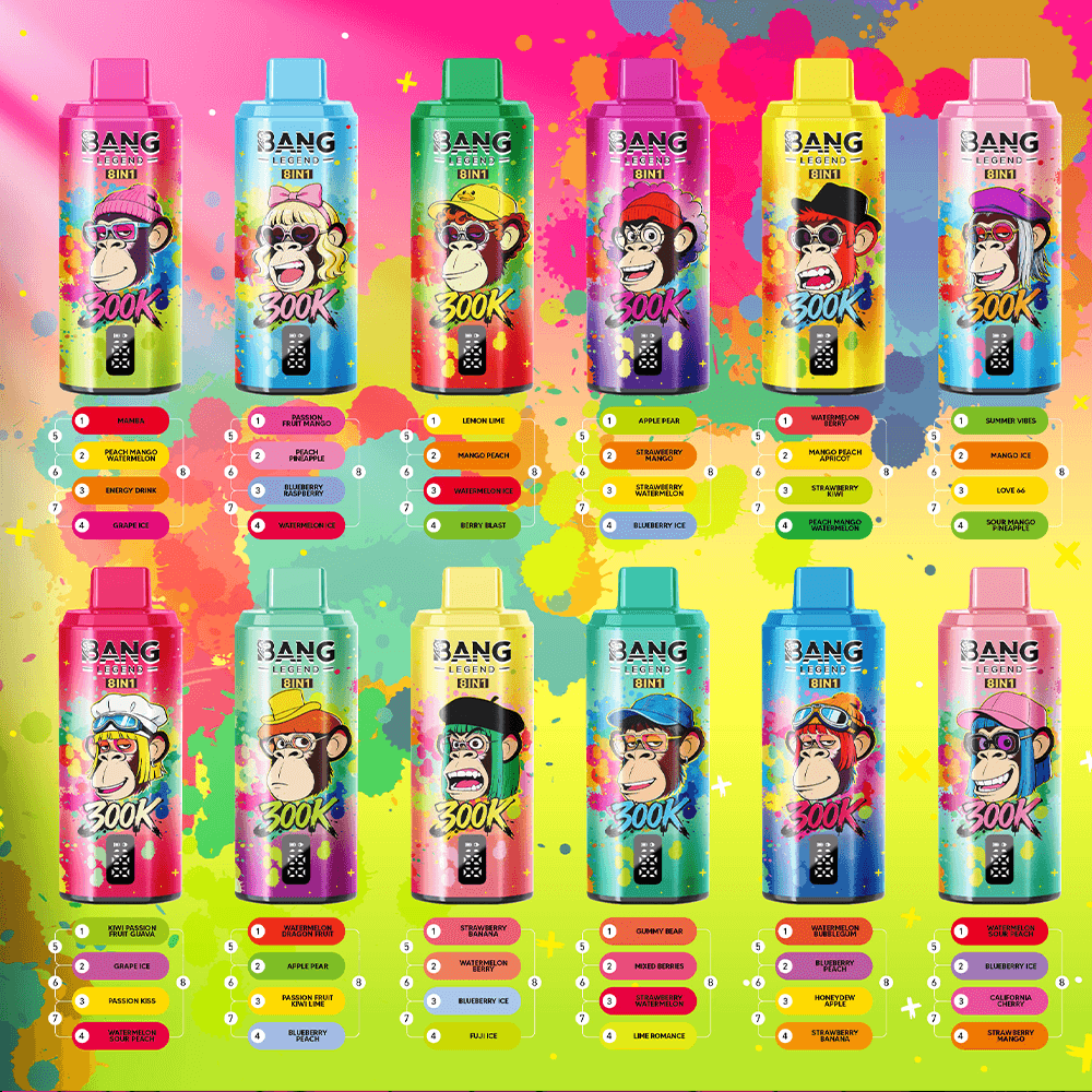Bang Legend Geek 300K Disposable Vape – 8-in-1 Flavor Chamber product image
