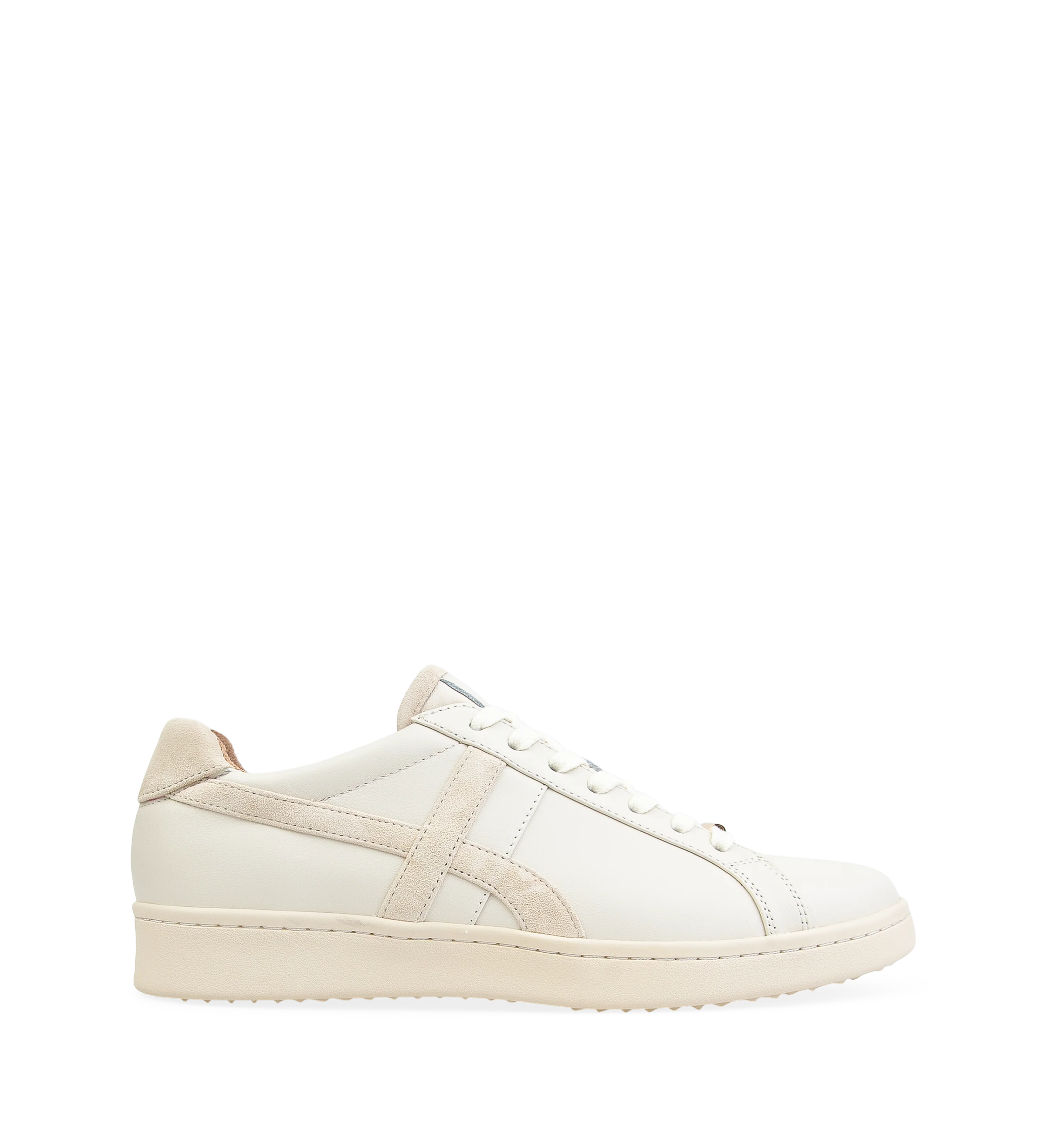 Seriema Ecru & Oatmilk Leather Sneakers