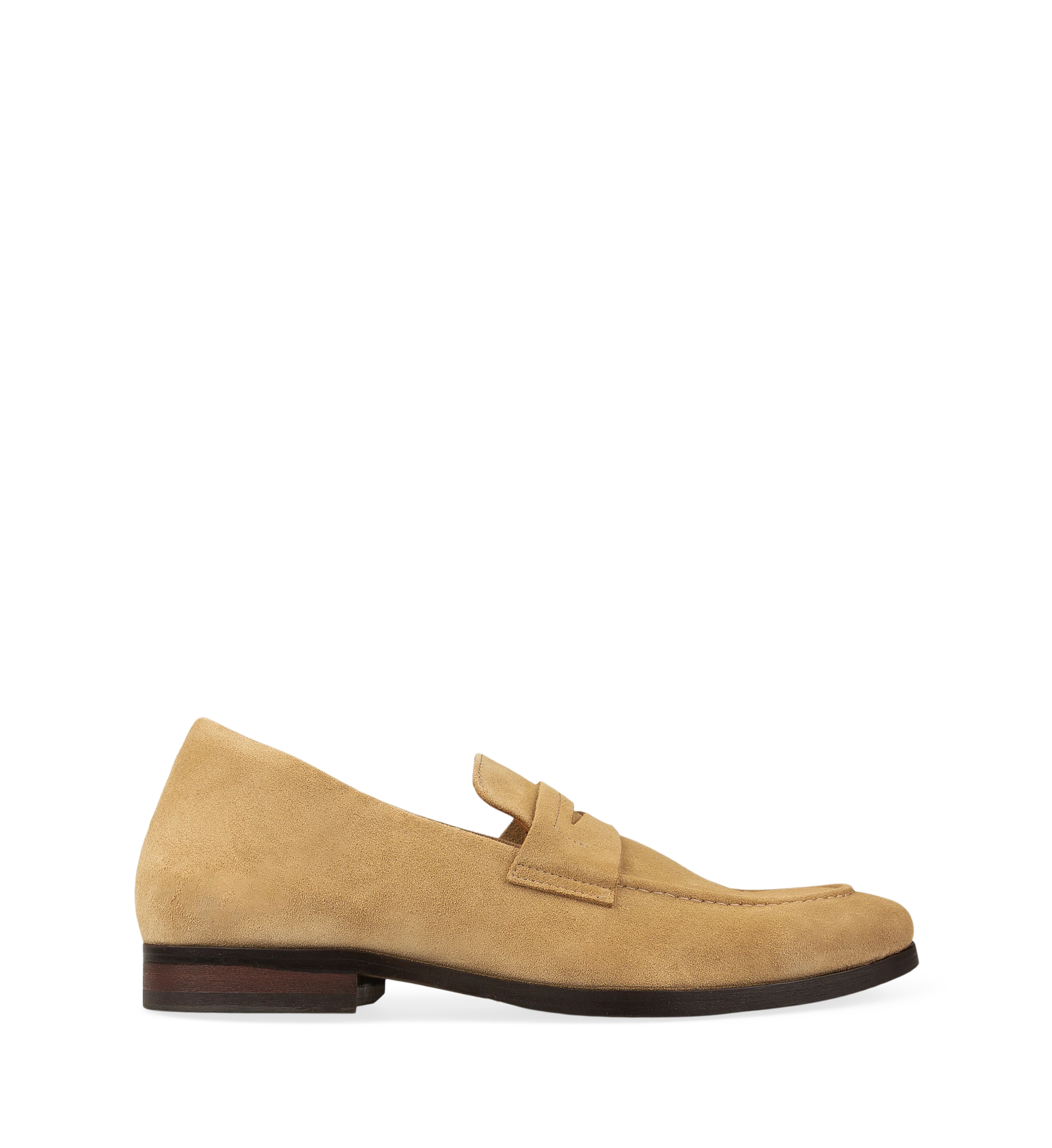 Samarium Sand Suede Loafers